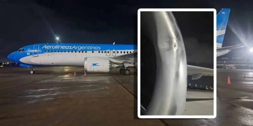 aviao-de-companhia-argentina-identifica-impacto-de-drone-no-galeao